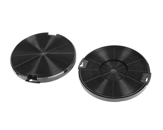 EFF75 Carbon Filters Pair for Electrolux Cooker Vent Extractor Hood EFP6500X EFP6500X/A EFP9500X/A