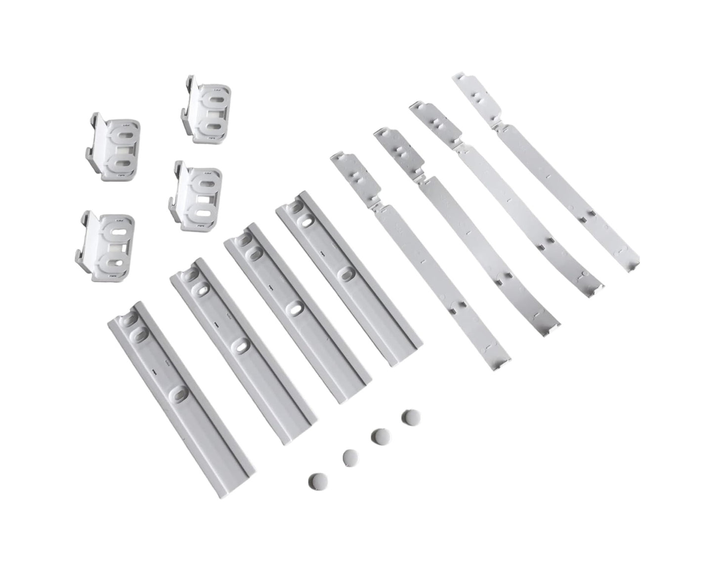 Genuine Fridge Freezer Integrated Door Hinge Fixing Slide Kit for Indesit, Whirlpool - C00312150, C00470547, 481231019131, 484000000857, ES1400519