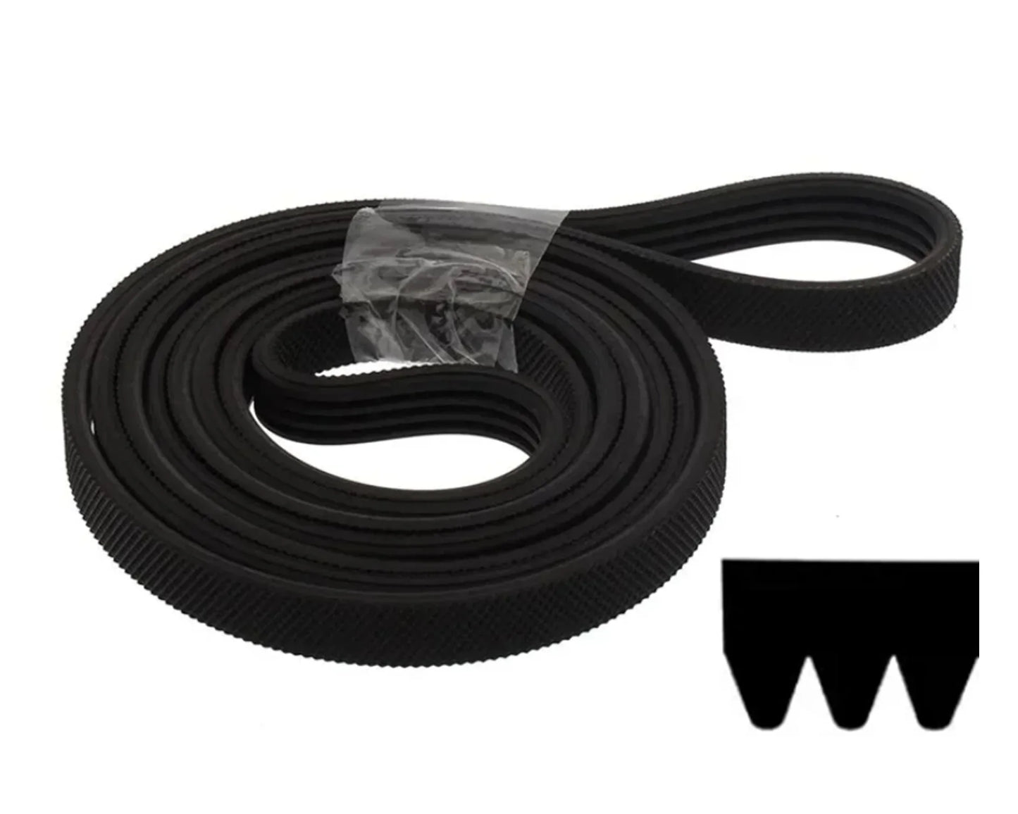 Tumble Dryer Belt 3 Rib for White Knight Compacts CL37 CL372WV CL372BV - Mersey Spares