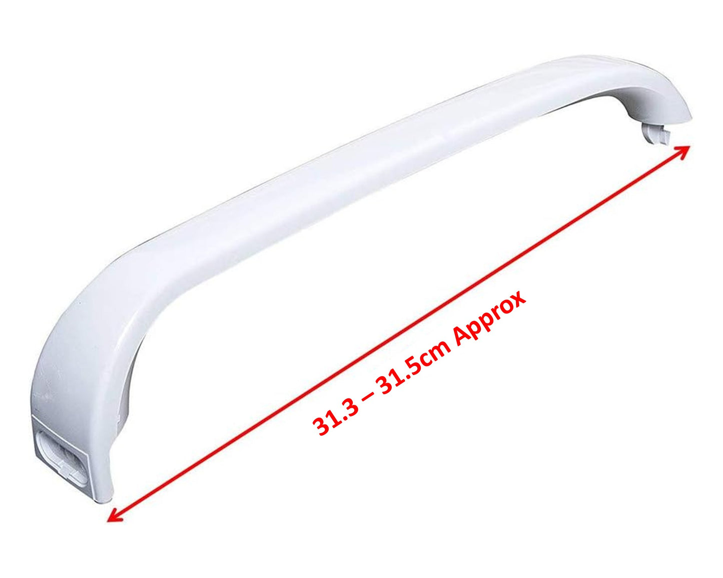 Door Handle Kit for Bosch Neff & Siemens Fridge Freezers White, 2 Pack - 369542, 00369542, 265975, 00265975, 1418349OH