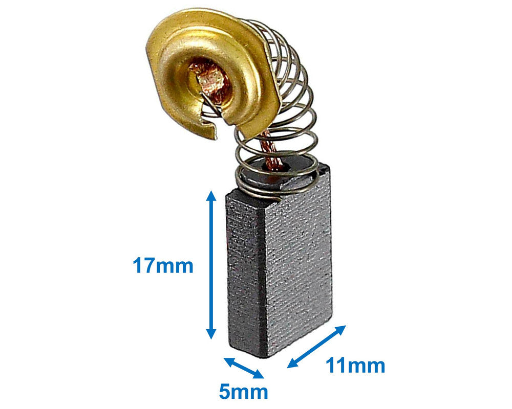 Motor Carbon Brushes Pair for Makita Rotary Drill, SDS+ Hammer Drill HM0860C HM1100C HM1130 HR3000C HR4000C - 195003-8, CB327, 194285-9