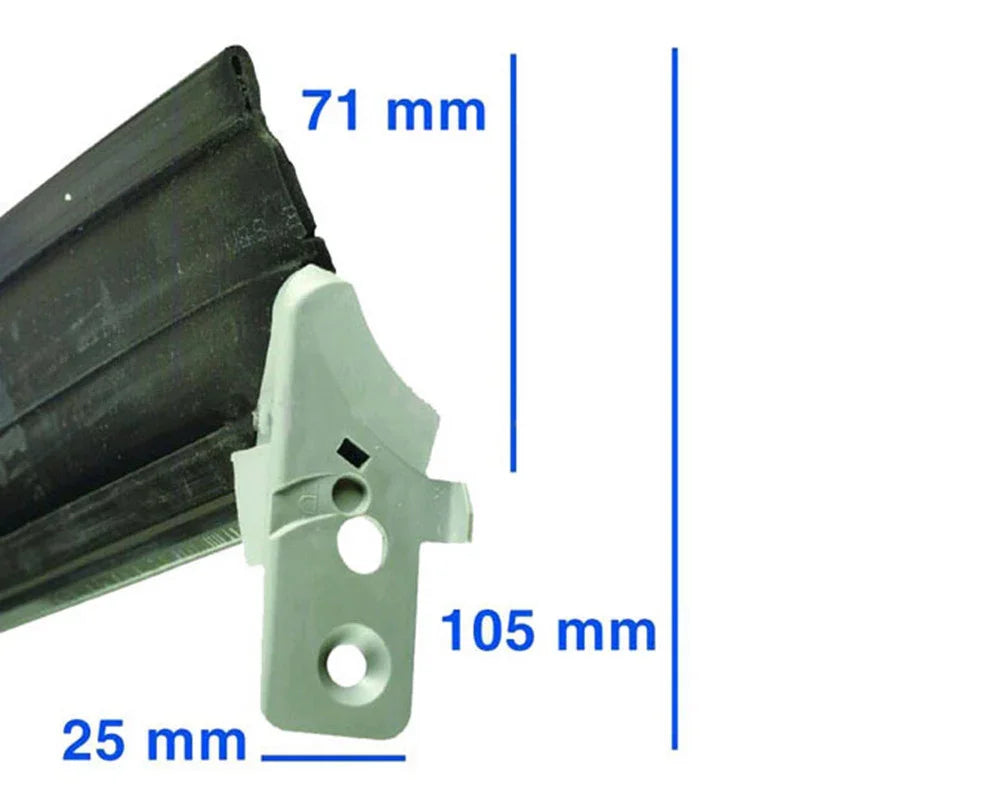 Genuine OEM Lower Door Seal Gasket for Hotpoint Dishwasher C00210641 - Mersey Spares