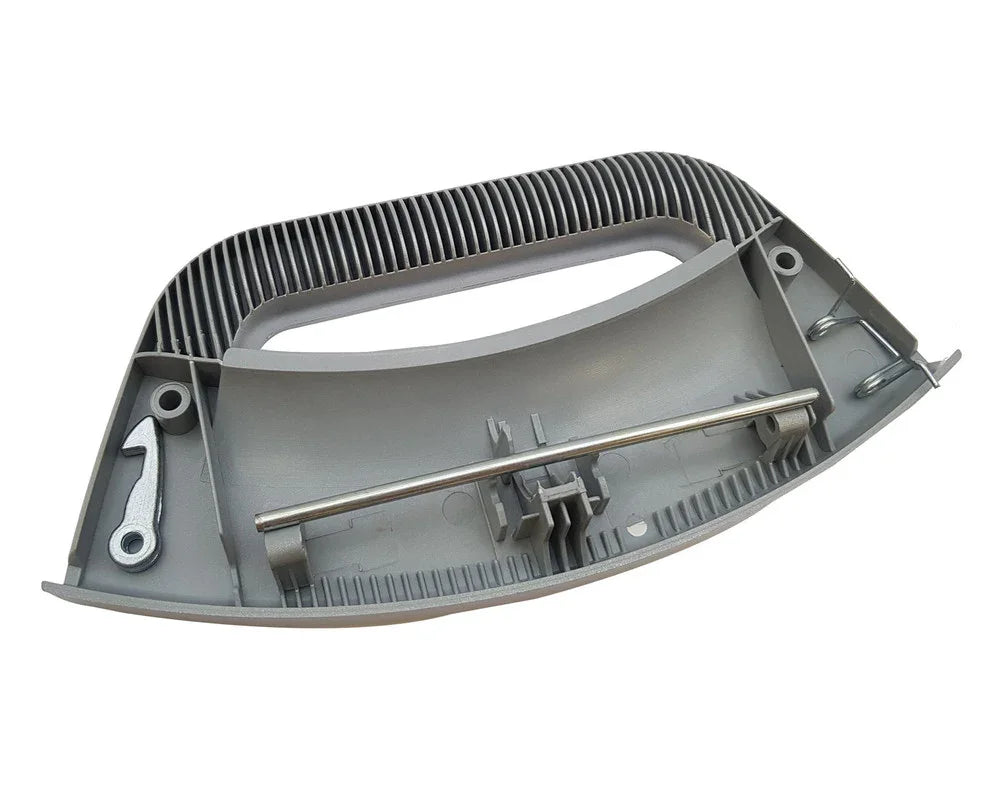 Silver Suitcase Door Handle Kit for Hotpoint Aquarius Metalic Futura Washing Machine - C00287391, C00305834, 3919935OH, J00412761 - Mersey Spares