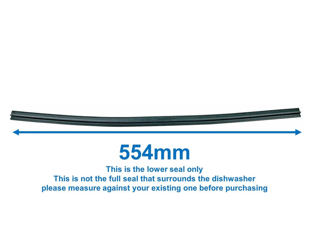 Beko Lower Dishwasher Door Seal DE3861FS, DE3861FW, DE6340S, DE6340W, DW600 - Mersey Spares