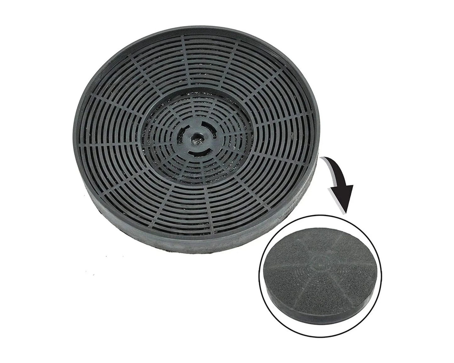 CHA15 Type Cooker Hood Extractor Grease Charcoal Vent Filter for CDA EIN60 ECHK90 ECPK90 CHA15 - Mersey Spares