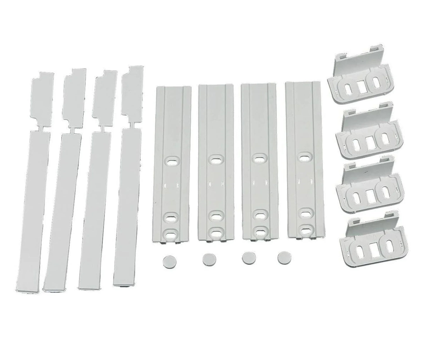 Genuine Fridge Freezer Integrated Door Hinge Fixing Slide Kit for Candy CIF120, CIF125, CIF125E, CIF125LECE, CIR160, CIR1601ECO, CIR1603ECO - Mersey Spares