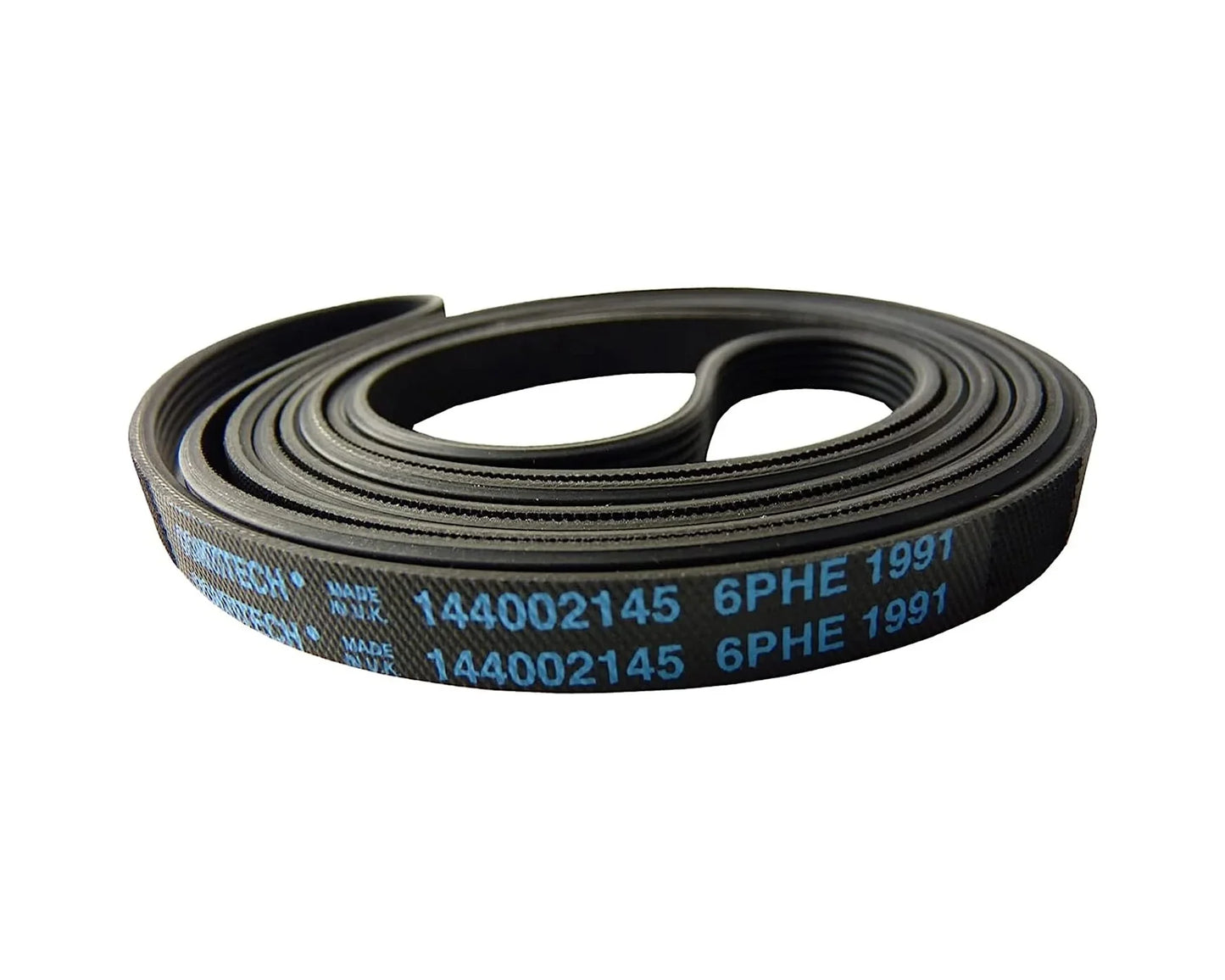 Genuine Tumble Dryer Belt for Hotpoint Aquarius Contitech 144002145 6PHE 1991 - C00113872, C00116358, C00142785, ES537769, J00657207, 1417384OH - Mersey Spares