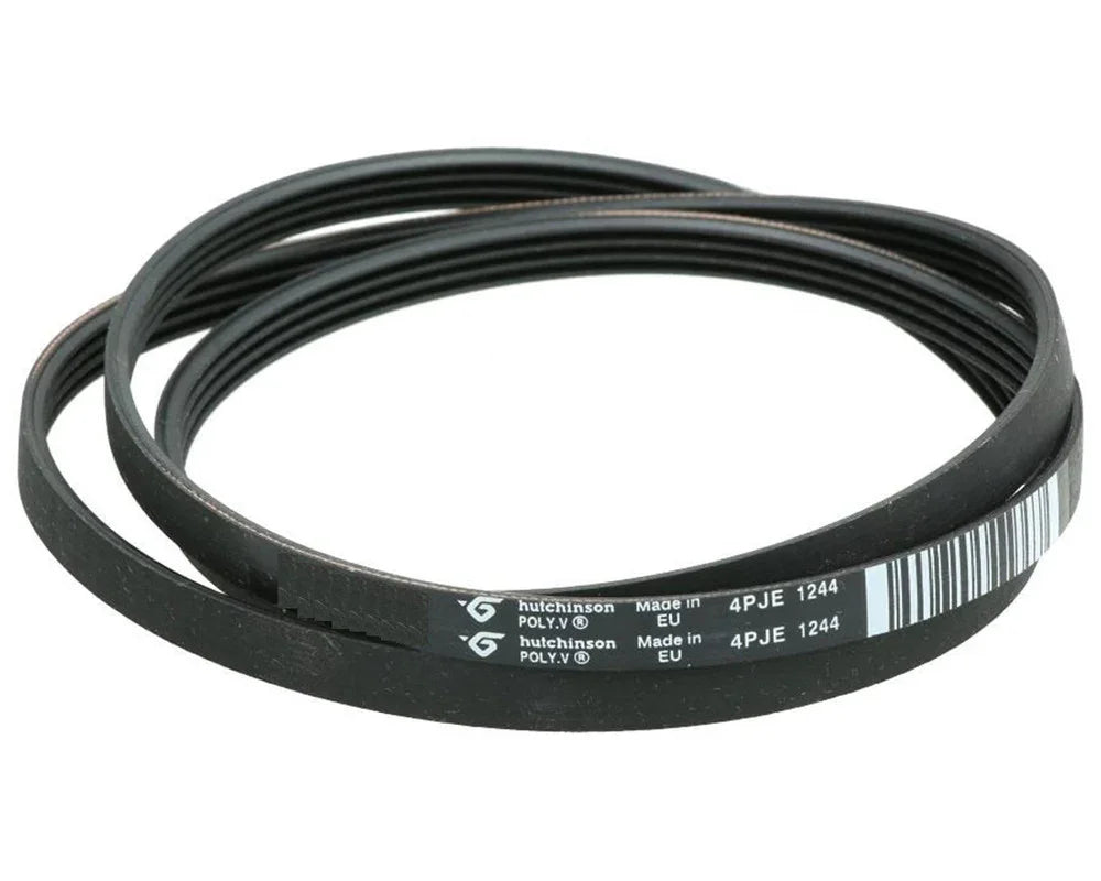 Beko WMB51021W WMB61221S WMB51221W Washing Machine Drive Belt 1244 4PJE GENUINE - Mersey Spares