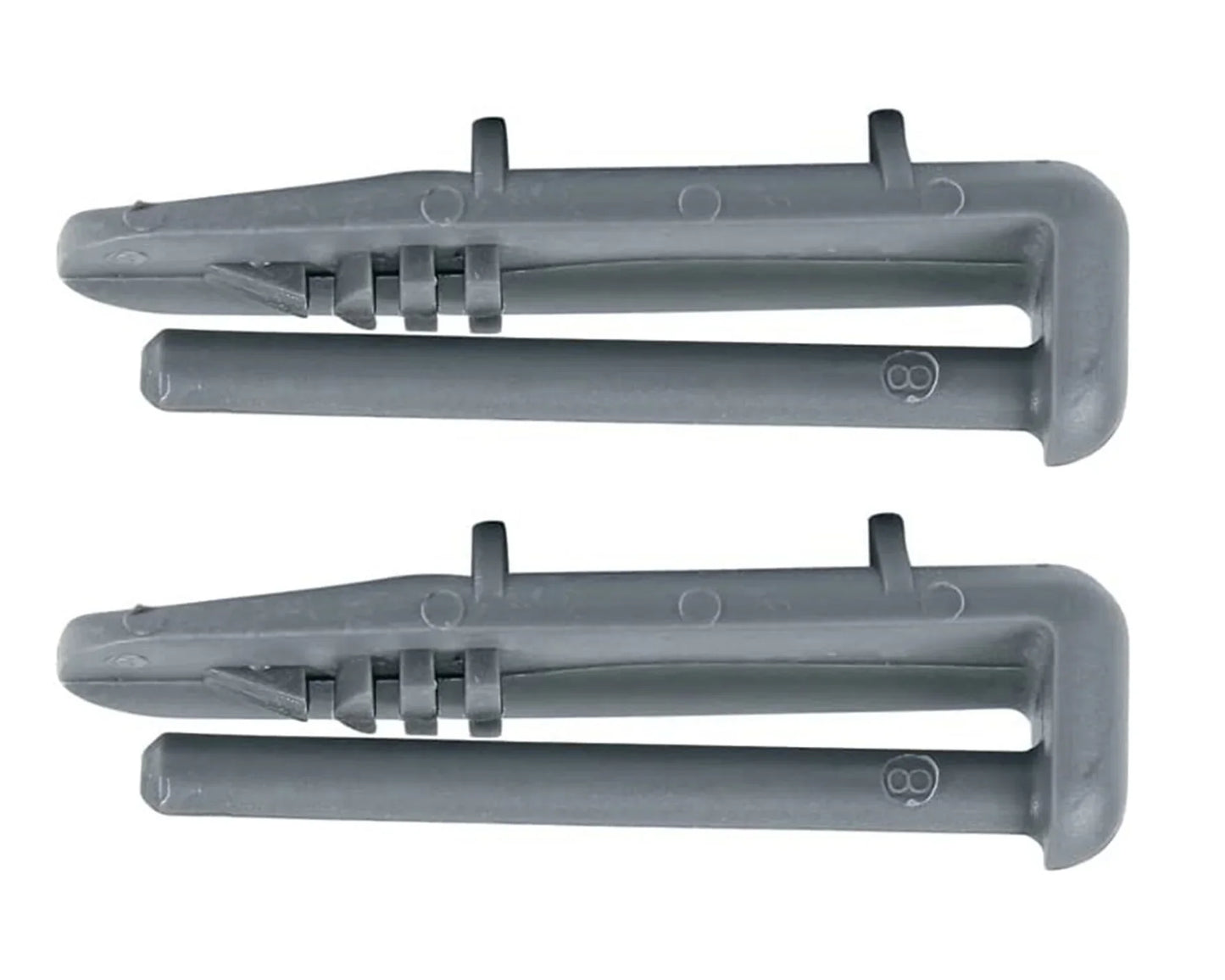 Spare Parts Plastic Rear Rail Diswasher Upper Basket End Caps for Beko - Mersey Spares