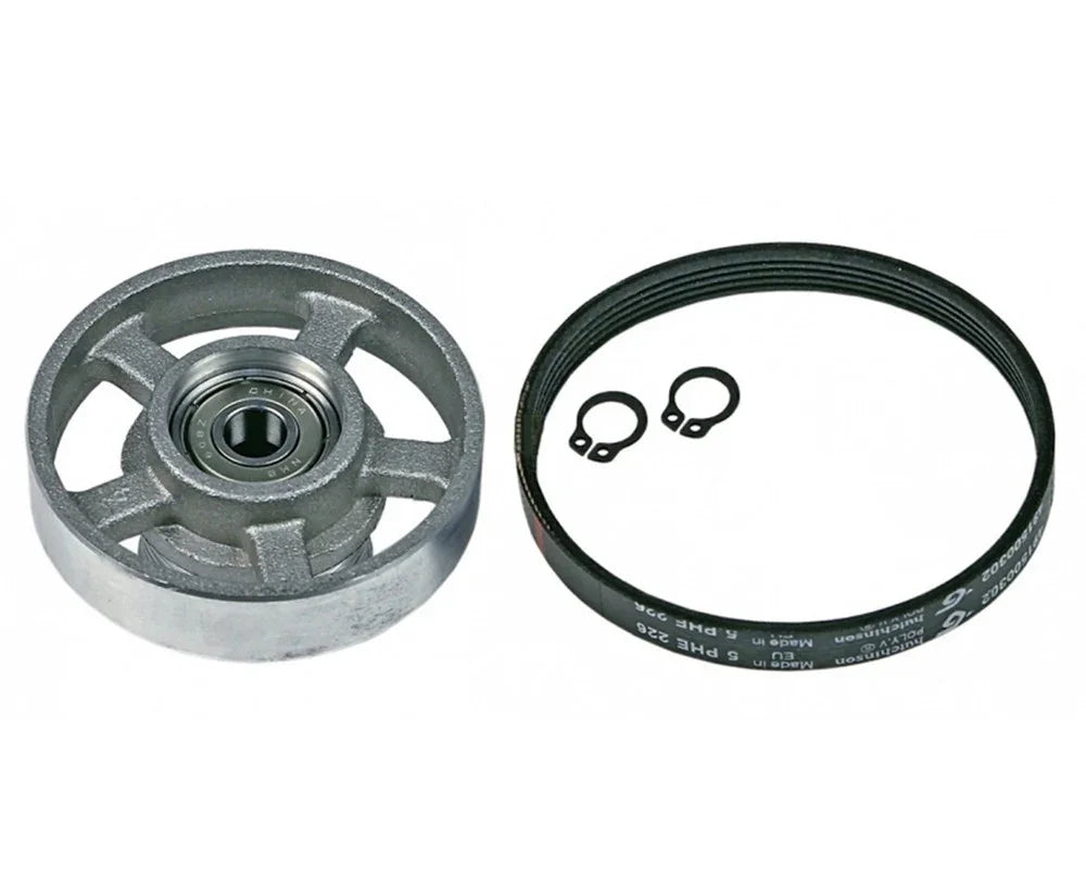 Genuine Jockey Pulley Wheel and Drive Belt Kit for Beko 492204403 Tumble Dryers - Mersey Spares