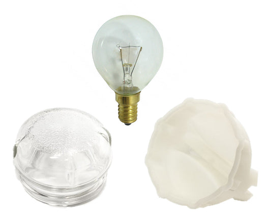 Screw In Glass Lamp Lens Cover Removal Tool + Light Bulb for Siemens Oven Cooker