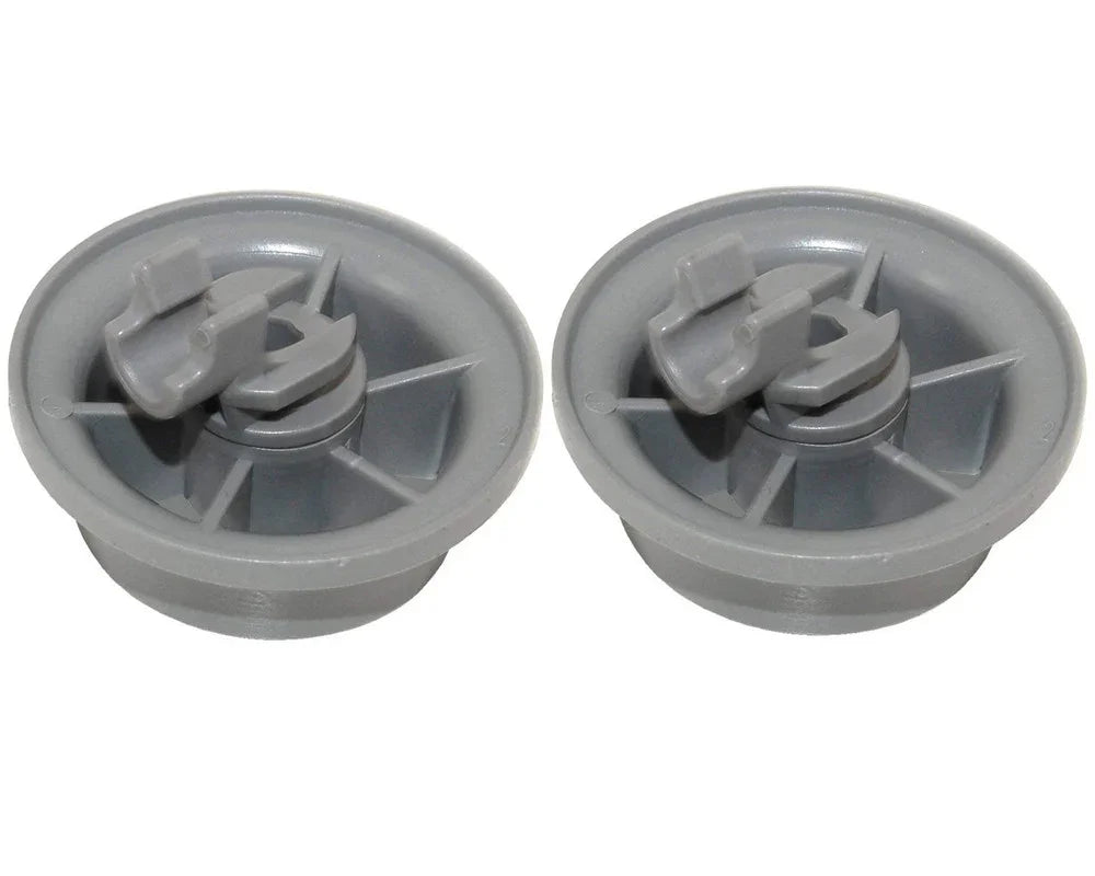 2 x Genuine Beko Dishwasher Lower Basket Rail Wheels 1885900600 - Mersey Spares