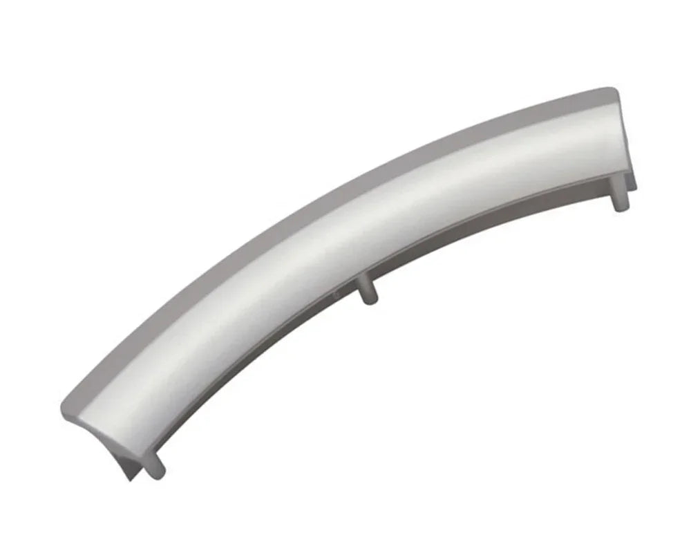 Plastic Door Handle Lever for Bosch Siemens WTSeries Tumble Dryers 643356 Silver - Mersey Spares