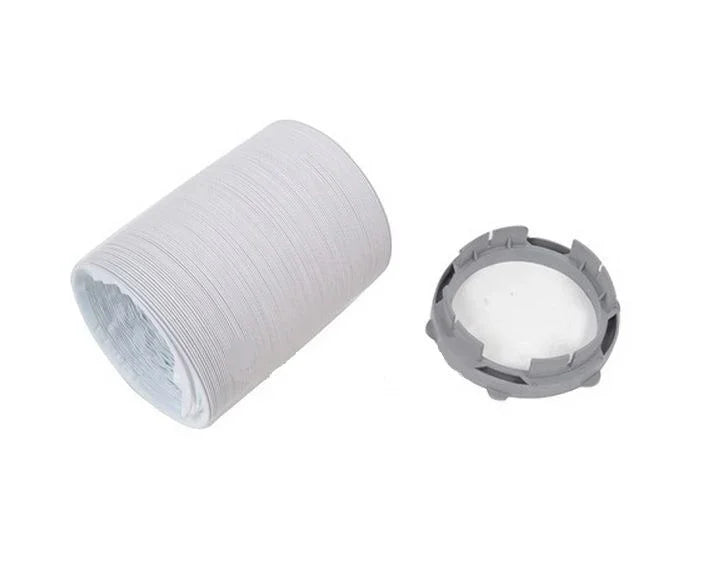 White Knight Crosslee Tumble Dryer EXTRA LONG Vent Hose & Adaptor Kit - Mersey Spares