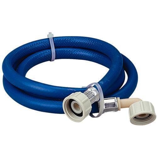 2.5M Blue Washing Machine Dishwasher INLET PIPE HOSE Cold Water Feed 3/4" Thread - Mersey Spares
