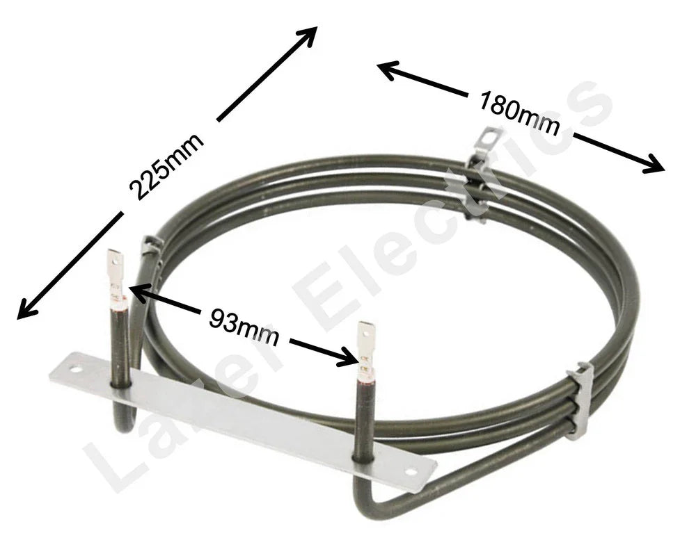 For Electrolux AEG Tricity Zanussi 2500W Fan Oven Cooker Element 3117704001 - Mersey Spares