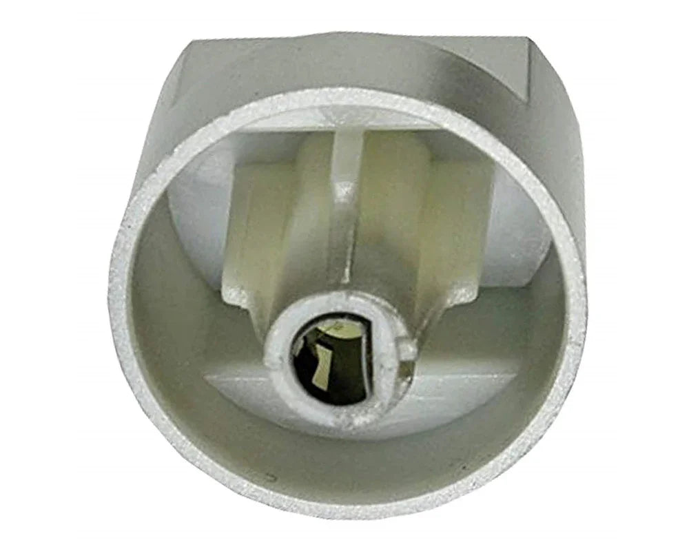 4 x Main Oven Silver Control Knob for Stoves Hob Cookers 444445572 012640584 - Mersey Spares