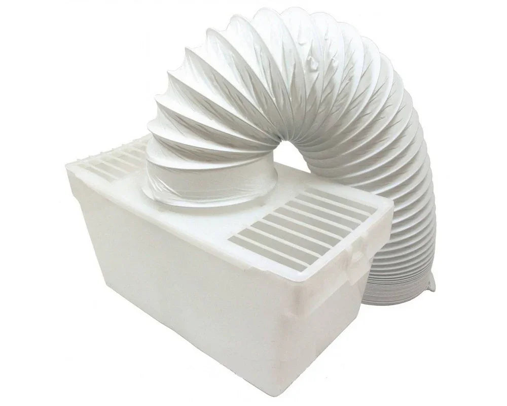 Indoor Condenser Vent Kit Box With Hose for Panasonic Tumble Dryers 4" 100mm - Mersey Spares