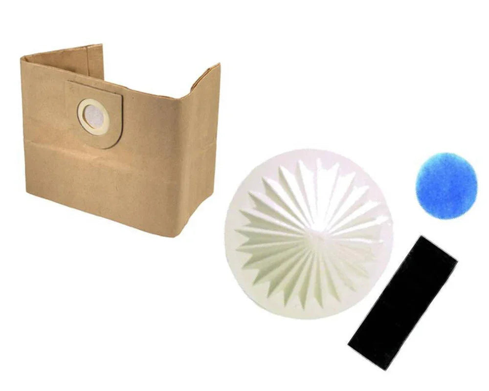 10 x For Vax 3-in-1 Multifunction 6131 Vacuum Cleaner Dust Bags & Filter Set - Mersey Spares