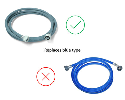 Washing Machine Cold Water Fill Hose Blue 3.5mtr Fits most makes EXTRA LONG