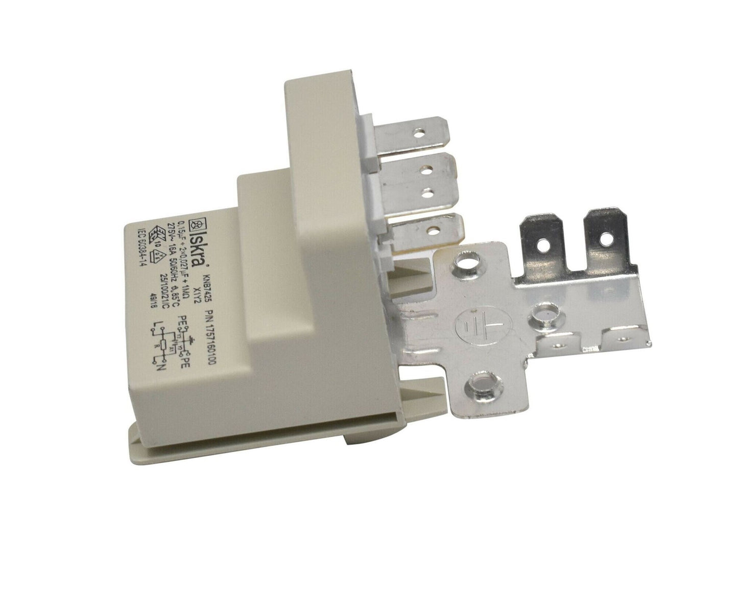 0,15UF Noise Interference Filter Mains Suppressor for Beko Dishwasher, Tumble Dryer - 1746530100, 1757160100, 1883880400, 1886870100, 2974870100
