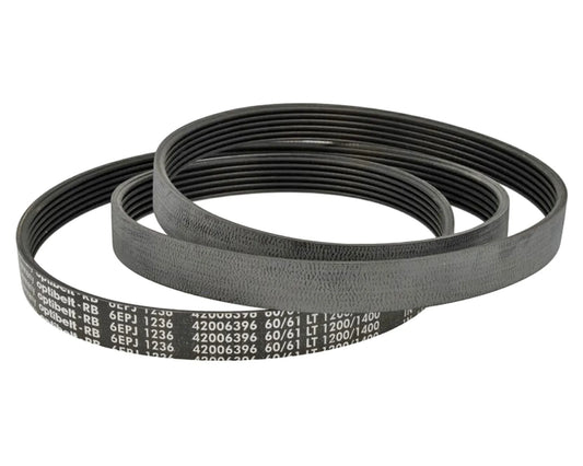 Genuine Washing Machine Drive Belt for Bush WMDF1014B, WMDFX914W, WMDFX1014W, WMDF914B, WMDF914W, WMNB912EW, WMNB1012EW, WMNB1212EW - Mersey Spares