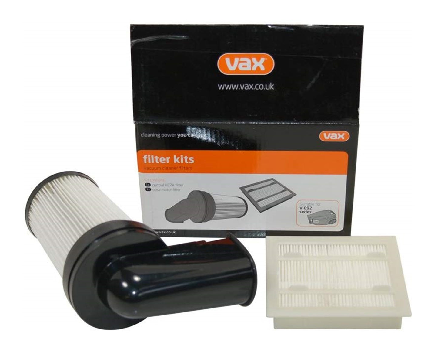 Vax Hepa & Post Motor Filter Kit V-092 Everyday Series, V-092Tb V-092Tt V092 - 1-1-126180-00, 1112618000