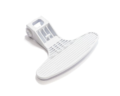 Genuine Washing Machine White Door Lever Handle for Beko WMB81445LW - 2821580100, C00865309, 2384163OH, ES1249259 - Mersey Spares