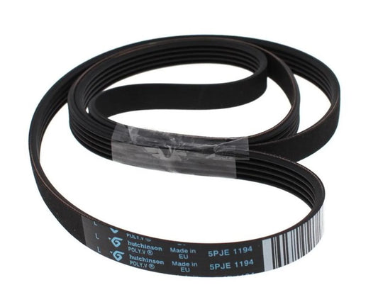 Genuine Indesit, Hotpoint, Whirlpool 1194 J5 Washing Machine Poly Vee Drive Belt - C00144656, ES871566, J00116172 - Mersey Spares