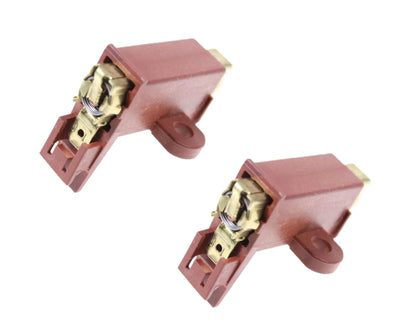 Carbon Brushes Set For Numatic Vacuum Motor DL21104T models HVX200, HVX200-22, HZDQ750-2, HZQ200-2, HZQ250-2, HZQ370-2, HZQ750-2, NQS250-22 - Mersey Spares