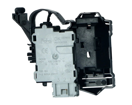 Genuine DKS08618 ROLD Washing Machine Door Interlock for Whirlpool - 481010885440, 488000516606, 488000536021, J00467634 - Mersey Spares