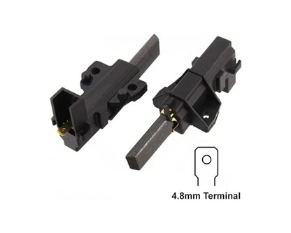 Washing Machine Motor Carbon Brushes Pair for Lamona HJA8514, LAM8500 - A49018683 - Mersey Spares
