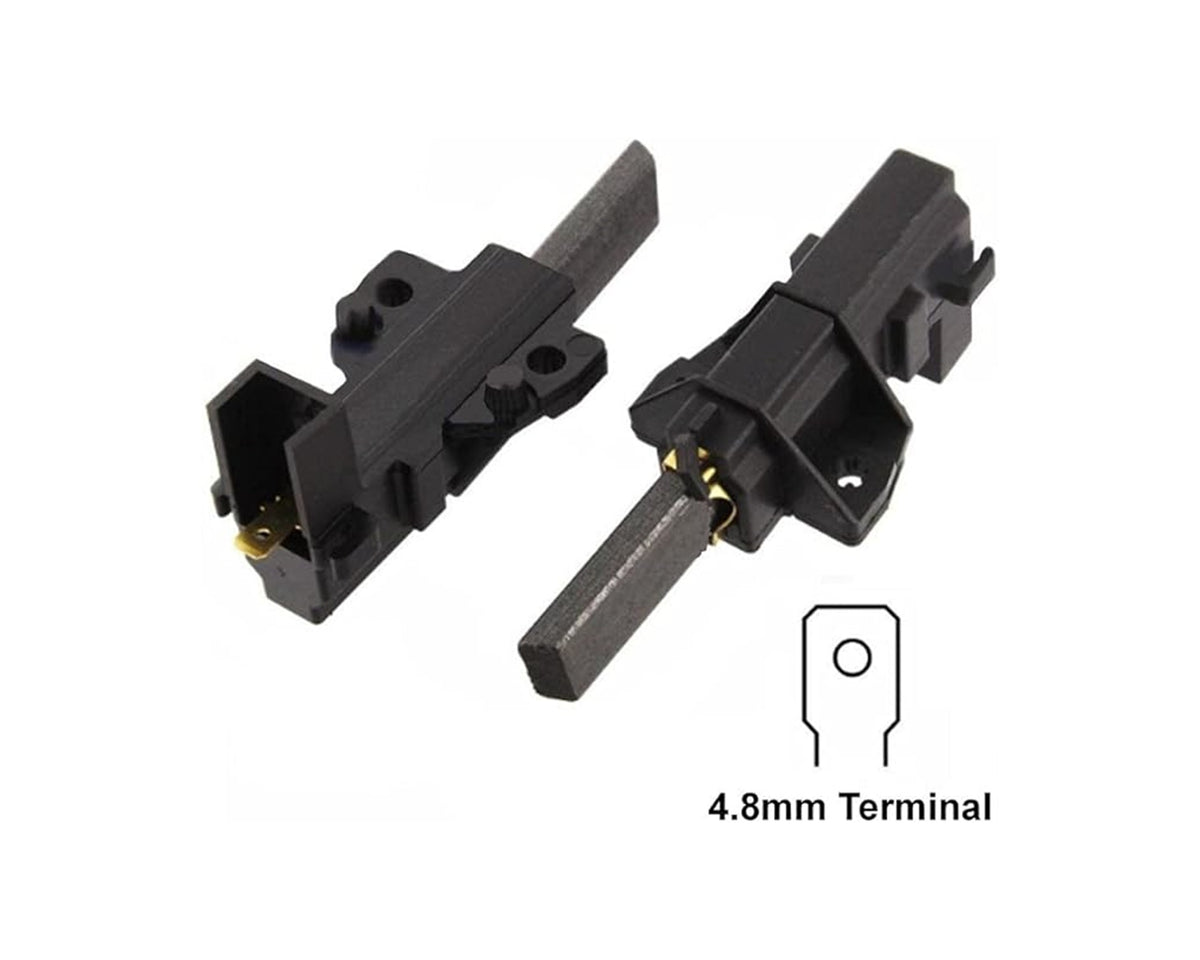 Washing Machine Motor Carbon Brushes Pair for Lamona HJA8514, LAM8500 - A49018683