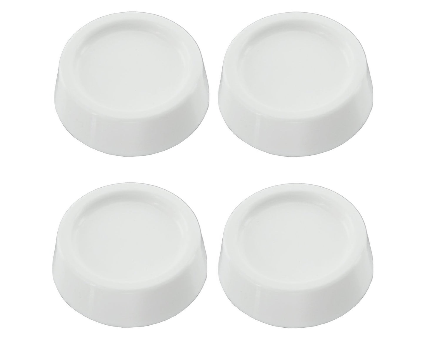 Universal Washing Machine, Tumble Dryer, Dishwasher anti vibration Feet Pack Of 4 - White (64mm x 57mm x 45mm)