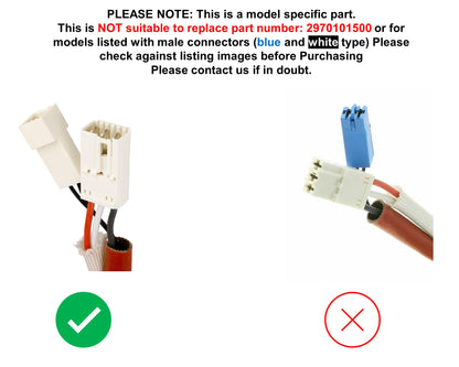 Tumble Dryer Heater Element for Beko DCR93161W DCX71100S DCX71100W DCX83100B DCX83100W