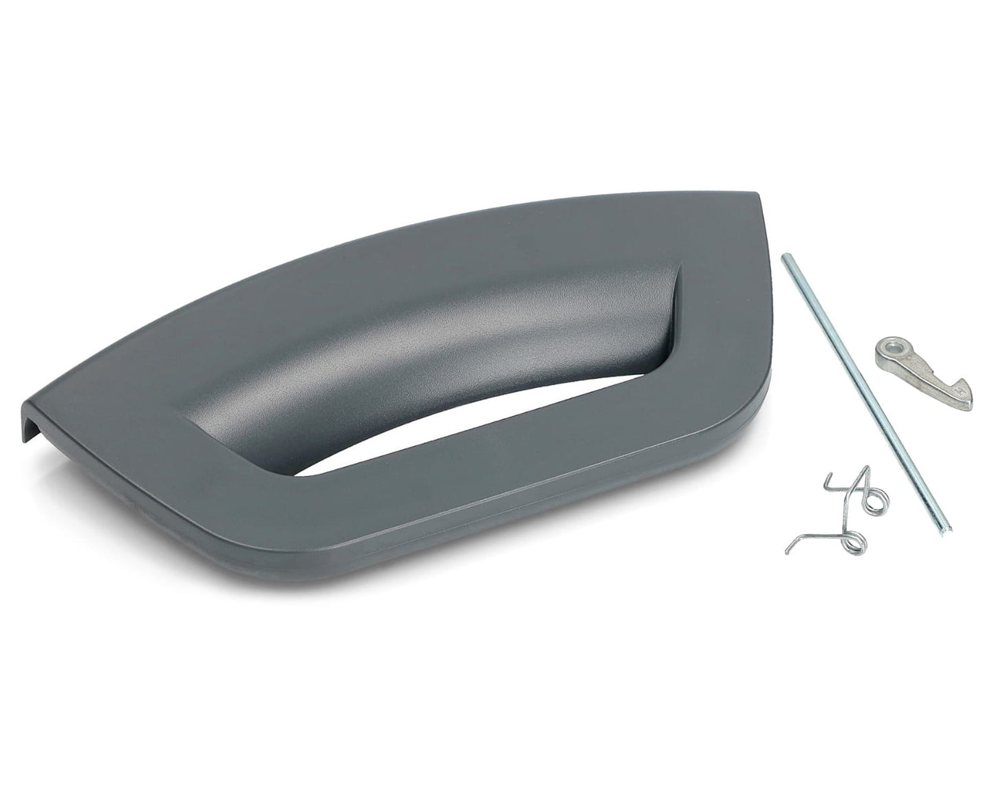 Grey Plastic Door Handle Kit for Hotpoint Futura Washing Machine - C00286363, C00290988, C00286151, C00288568, 482000088339, 482000091056