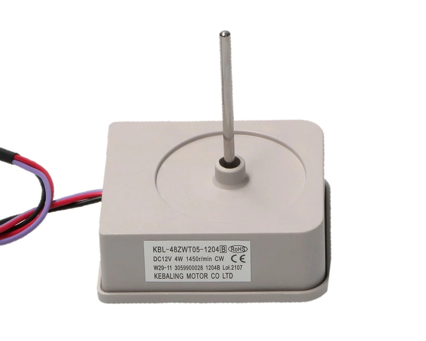 Genuine Refrigerator Fridge Freezer Evaporator Fan Motor For Kenwood, Bush KSBSW17 KSBSB15 3059900028 - KBL-48ZWT05-1204, ES1709174 - Mersey Spares