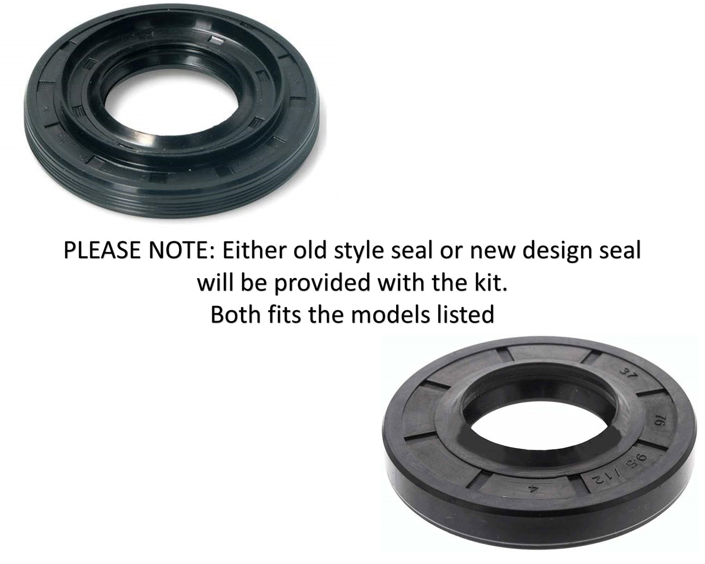 Washing Machine Bearings & Seal Kit for LOGIK L612WM16 L612WMS13 37x66x10/12