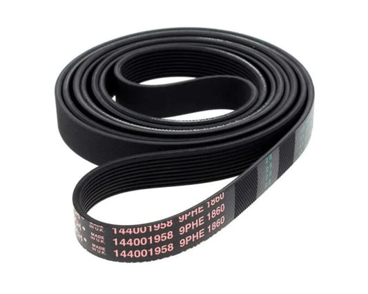 Hotpoint Indesit VTD00G, VTD00P, VTD00T, VTD20G, VTD20P, VTD20T 1860 9PHE Tumble Dryer Drive Belt - 144001958, C00145707 - Mersey Spares