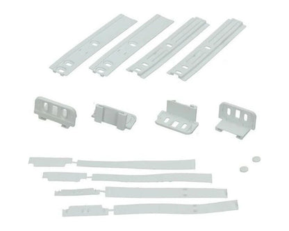 Genuine Fridge Freezer Integrated Door Hinge Fixing Slide Kit for Candy CIF120, CIF125, CIF125E, CIF125LECE, CIR160, CIR1601ECO, CIR1603ECO - Mersey Spares