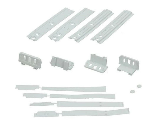 Genuine Fridge Freezer Integrated Door Hinge Fixing Slide Kit for KitchenAid KCBCR18600, KCBCR20600, KCBDR18600, KCBDR18601, KCBDR18602, KCBDR20700 - Mersey Spares