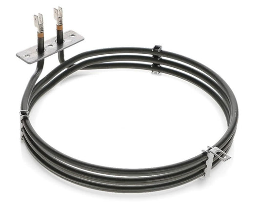 Genuine 3 Turn Fan Oven Cooker Heating Element 2000W for Smeg Cookers TR, TRA, TS series - 806890807, 806890882 - Mersey Spares
