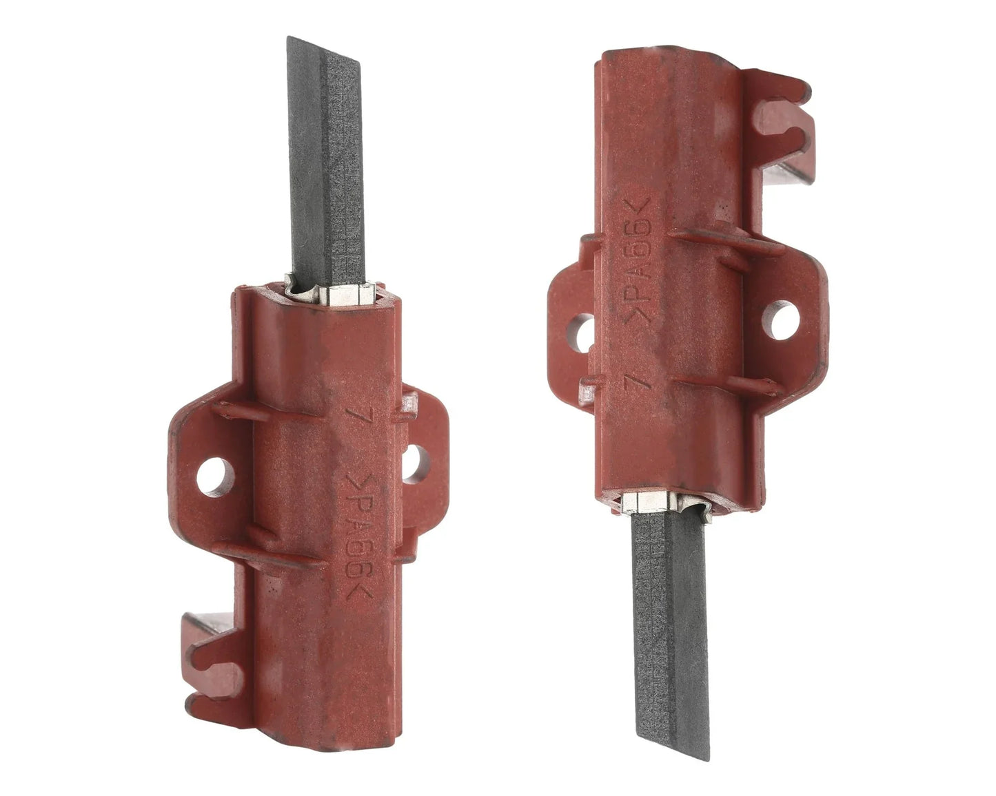 Genuine PA66 Washing Machine Motor Carbon Brushes for Ariston, Indesit, Hotpoint, Whirlpool - C00196539, C00047317 - Mersey Spares
