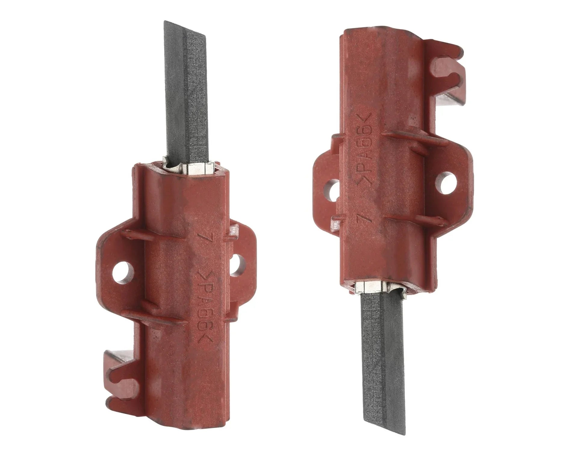 Genuine PA66 Washing Machine Motor Carbon Brushes for Ariston, Indesit, Hotpoint, Whirlpool - C00196539, C00047317 - Mersey Spares