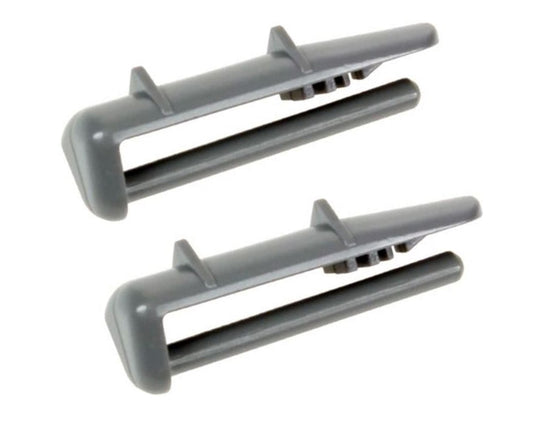 Plastic Rear Rail Diswasher Upper Basket Guide Stops End Caps for Beko DW600 DWD4310S