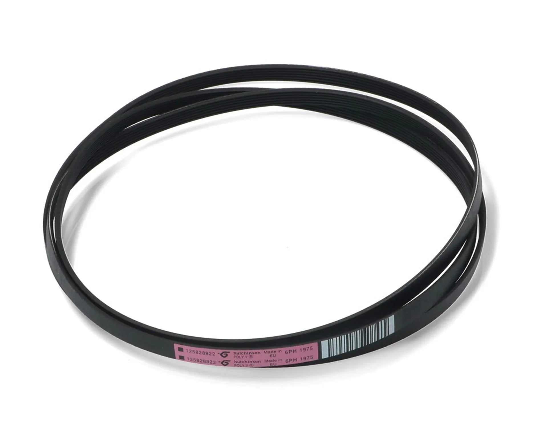 1975 H7 1975H6 Tumble Dryer Poly Vee Drive Belt for Zanussi - 1258288107, 1258288222, ES501196, ES100528 - Mersey Spares
