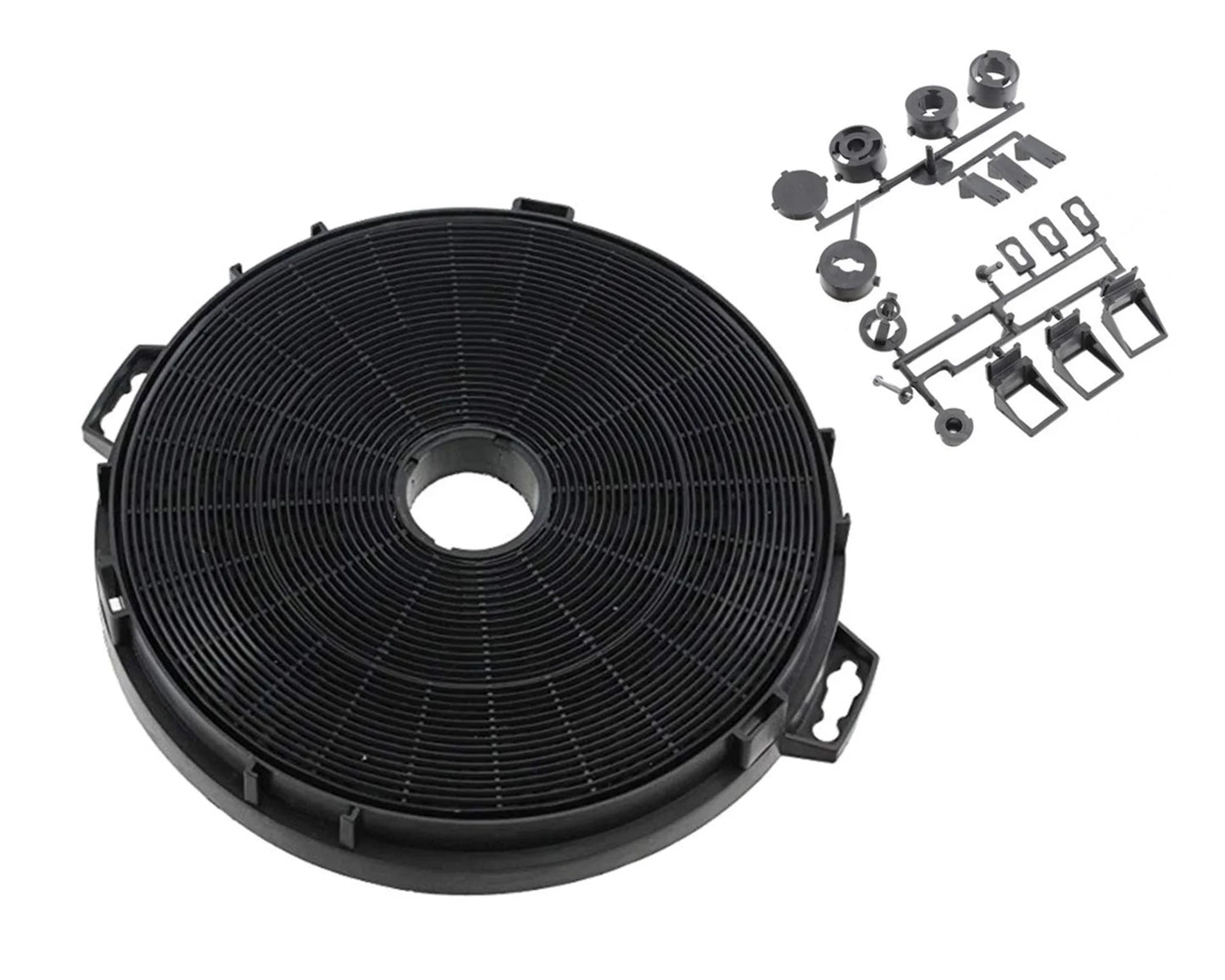 Universal Round Carbon Charcoal Cooker Hood Carbon Filter - Mersey Spares