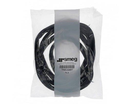 Genuine Smeg Main Oven Rubber Door Seal 754132057,  (4 sides, 5 clips 440 x 360mm)