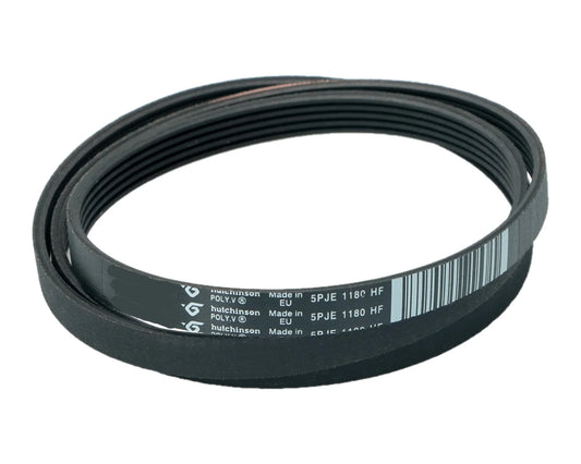 5JPE 1180 HF Drive Belt for Beko WY85242W, WR862441W, WMB71543B, WMB71543S - Mersey Spares