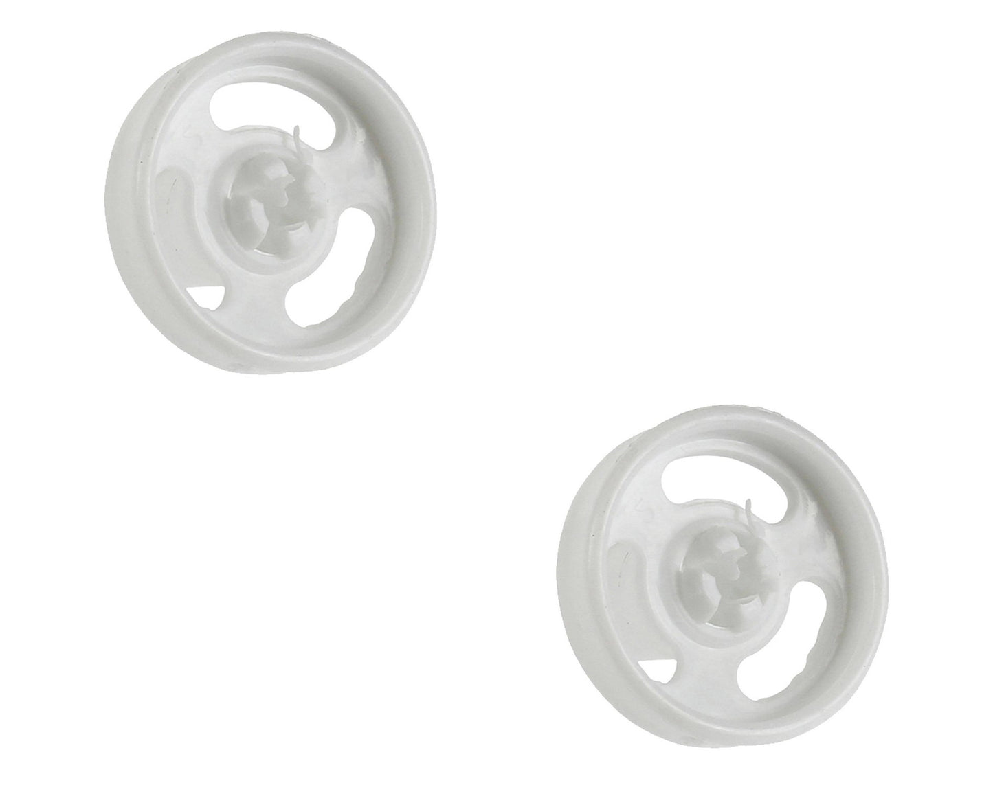 2 x Genuine Lower Basket Rack Runner Wheel for Currys CDW60W10 Dishwasher 35mm